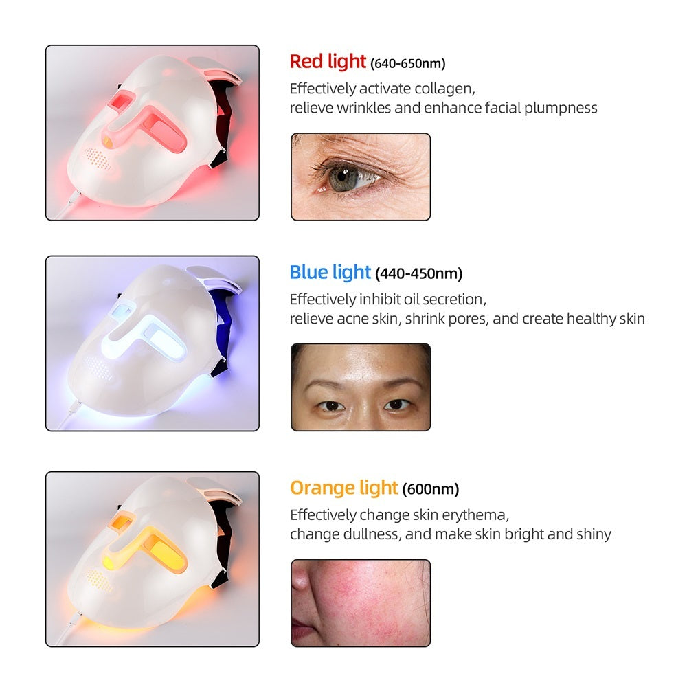 Color Light Charging Visual Facial Mask Instrument